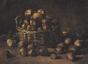 Vincent Van Gogh Still life with a Basket of Potatoes (nn04) Germany oil painting reproduction